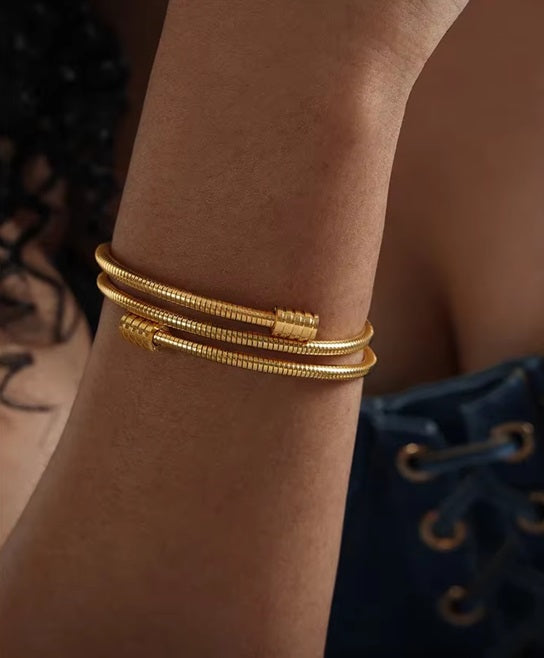 Serpent D'or Bracelet