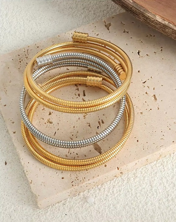 Serpent D'or Bracelet