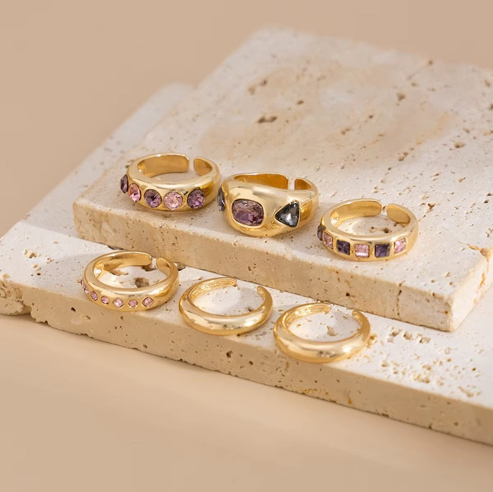 The Bold Affair Rings