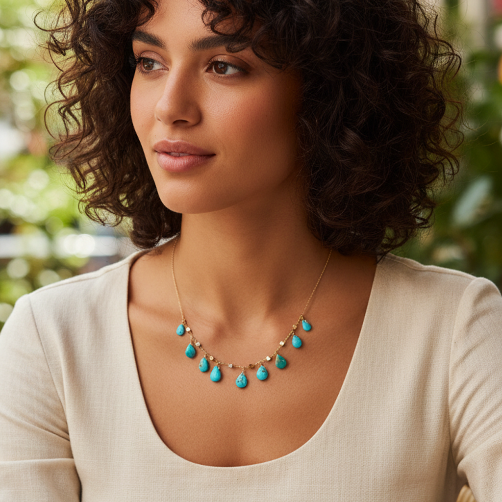 Sélène Turquoise Necklace
