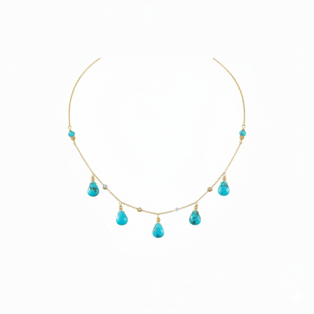 Sélène Turquoise Necklace