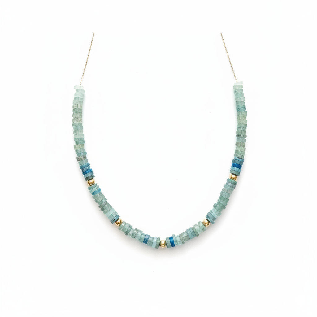 Gaïa Aquamarine Necklace