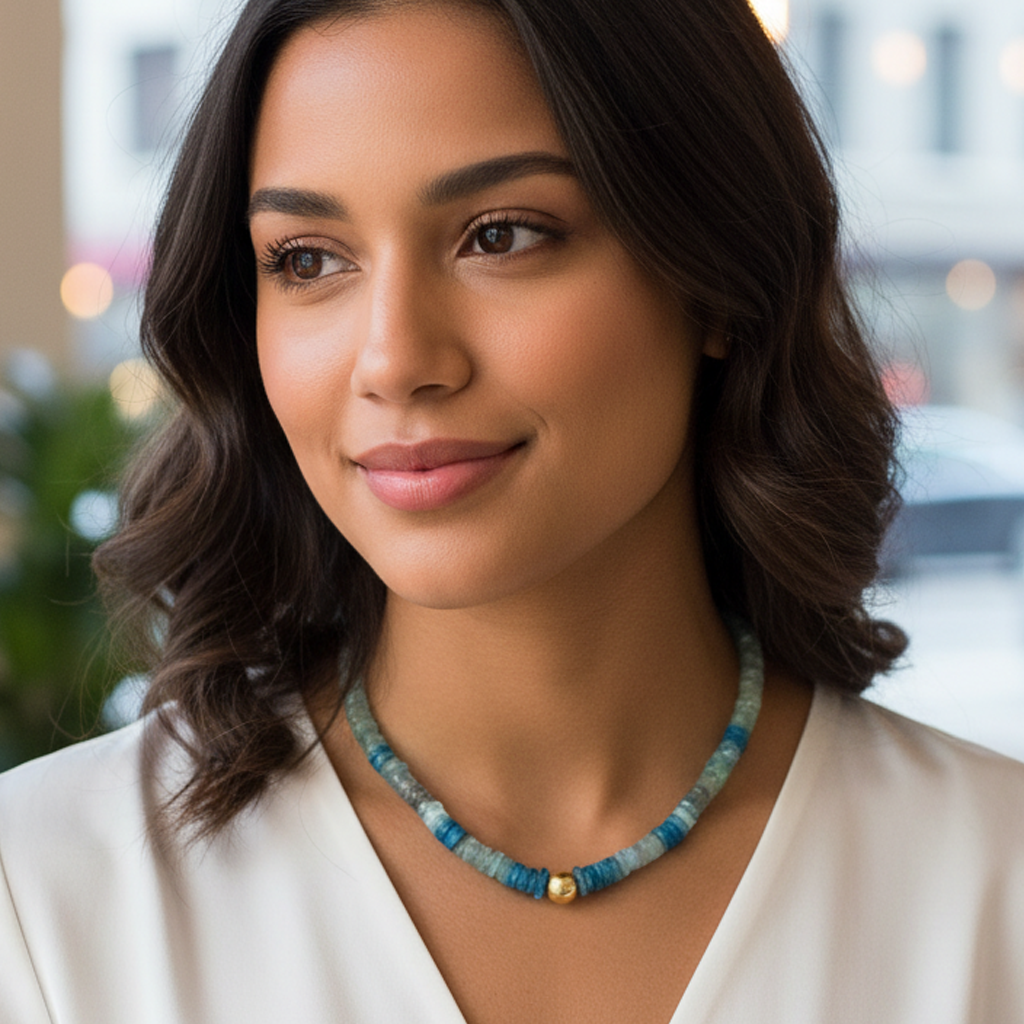 Gaïa Aquamarine Necklace