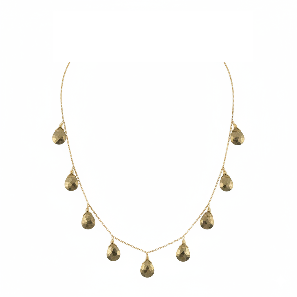 Sélène Pyrite Necklace