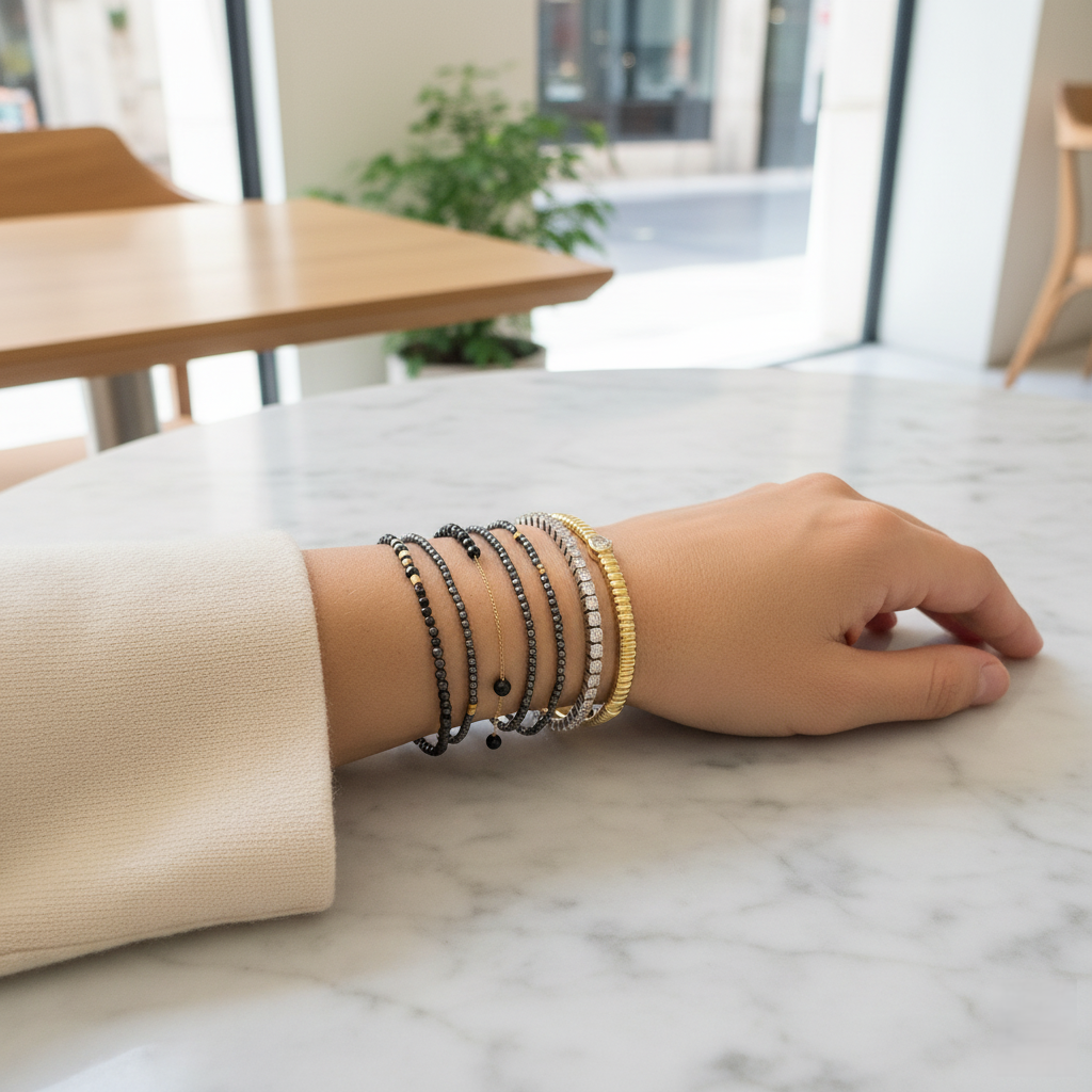 Noir Éclipse Bracelet