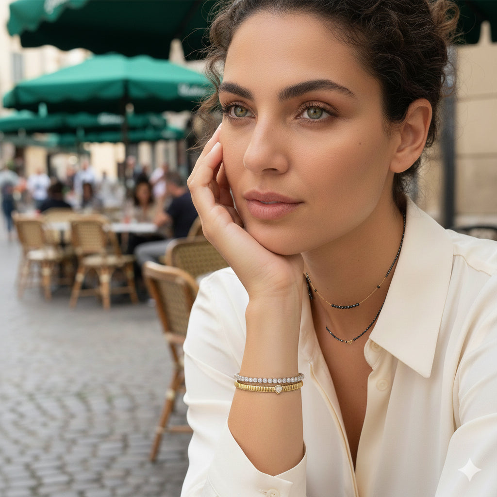 Noir Éclipse Bracelet