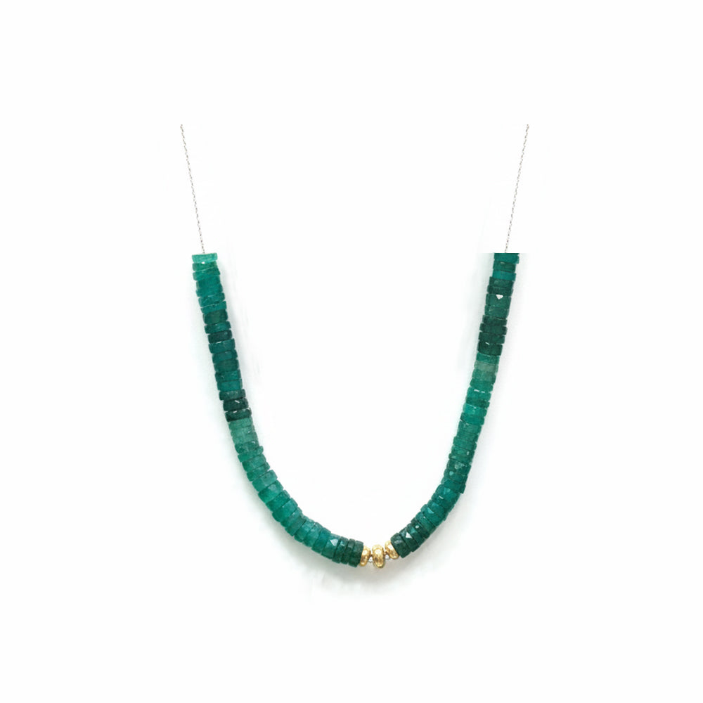 Gaïa Green Agate Necklace