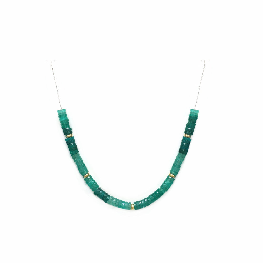 Gaïa Green Agate Necklace